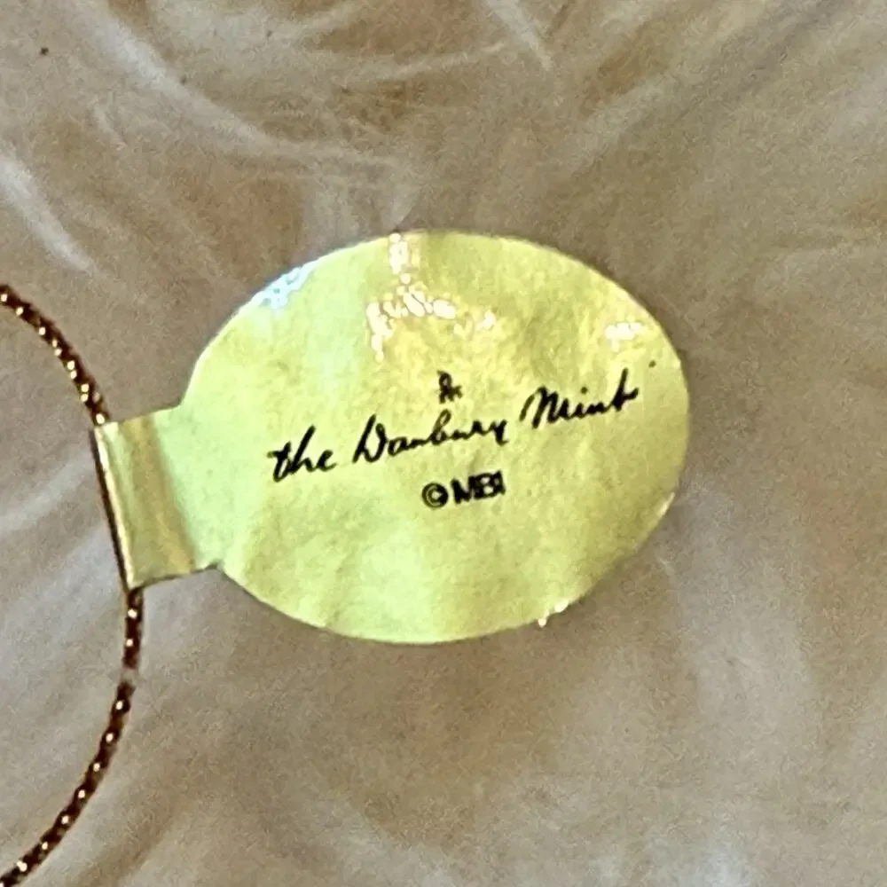 Danbury Mint Santa At The North Pole Sleigh Ride Christmas Ornament Collectible